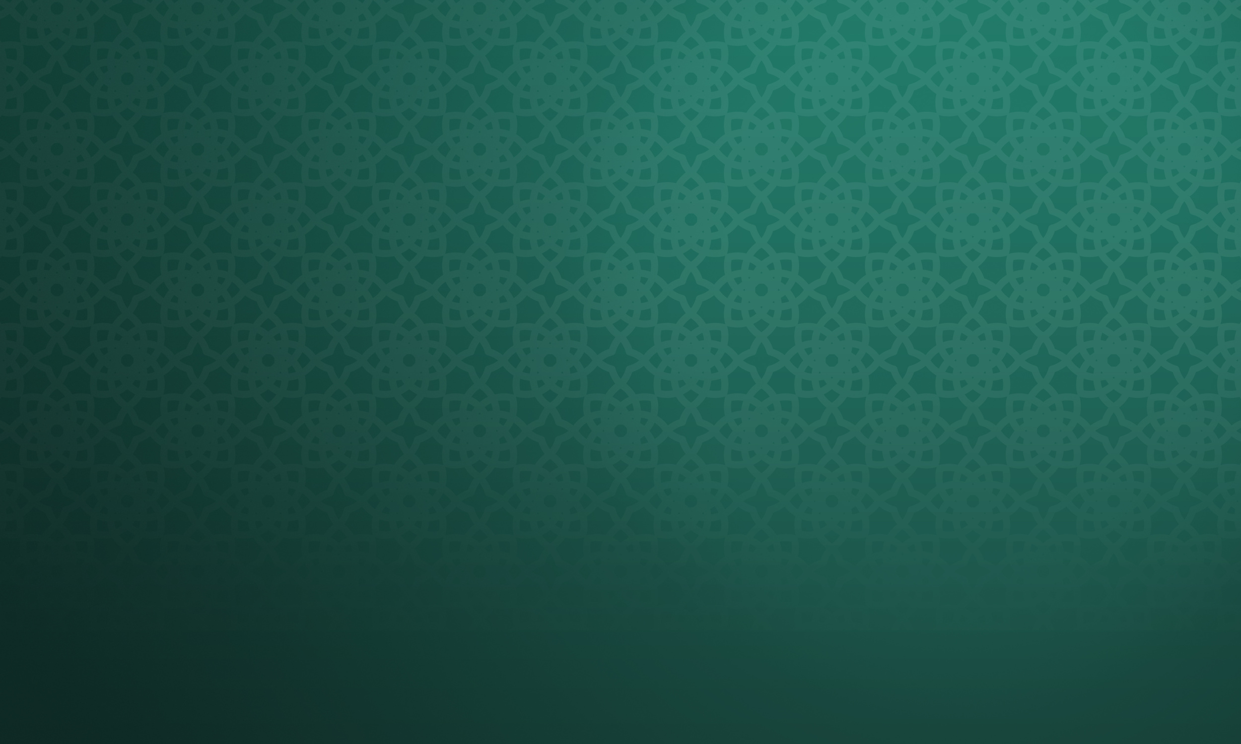 Islamic Pattern Green Background